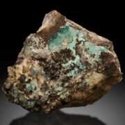 Auricalcite with Calcite